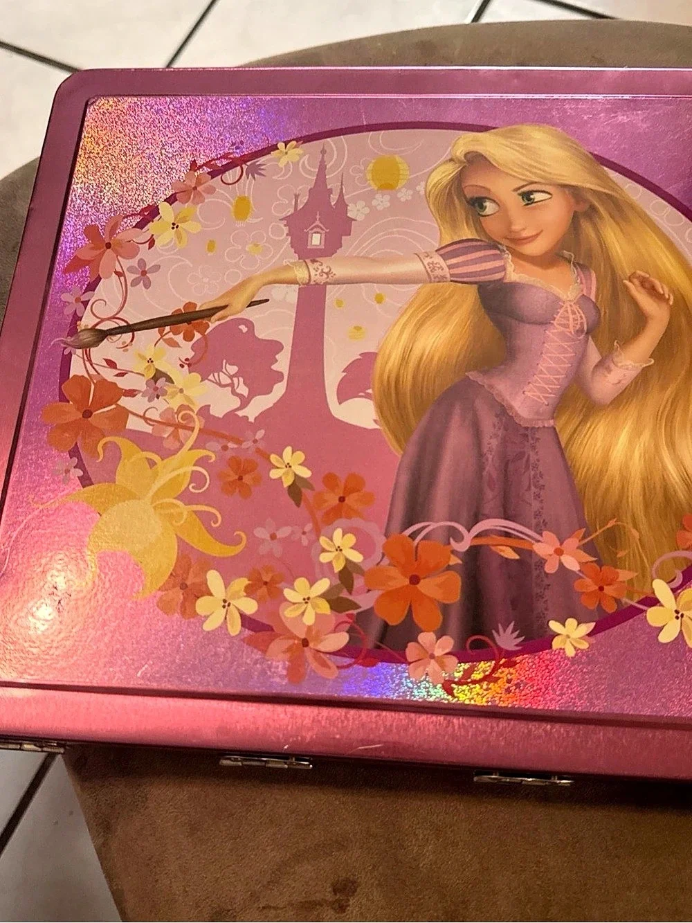 Tangled/Rapunzel Art Set in Pink & Purple